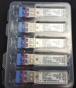 Cisco ONS-SI-GE-EX genuine optical transceiver module Lot of 5 - Picture 1 of 7