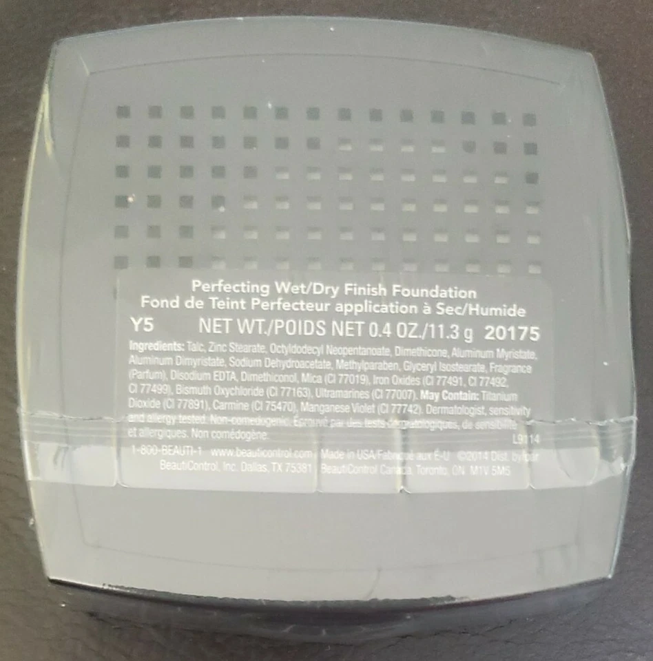 BeautiControl Perfecting Wet/Dry Finish Foundation-Y5 New Sealed!  - Image 1 of 1