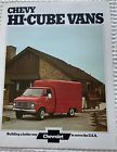 VTG Original Dealership 1975 ChevyHi-Cube Vans Brochure LAST ONE !