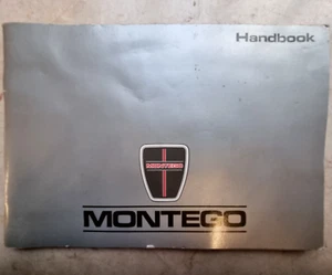 Austin Rover Montego Owners Handbook Manual 1989 - Picture 1 of 19