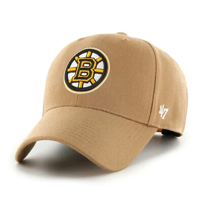 '47 NHL Boston Bruins Camel Cap Basecap Baseballcap MVP 196002742175 Kappe