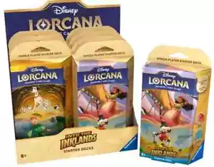 Disney Lorcana TCG-Les Terres D'encres Starter Decks Display - Chapter 3 French - Imagen 1 de 5