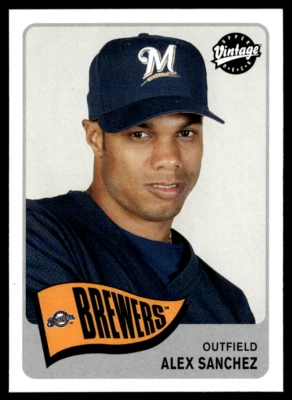 2003 Upper Deck Vintage - Alex Sanchez #42 - Image 1 of 2