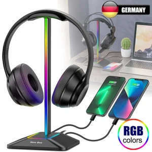 Kopfhörer Halter Kopfhörerständer Kopfhörerhalter für Gaming Headset Geschenk - Bild 1 von 17