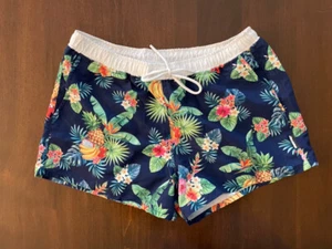 Aussiebum Mens Swim Trunk Shorts Size Medium Tropical - Picture 1 of 2