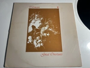 Telemann Great Overtures LP record 1975 Vinyl World record club - Picture 1 of 6