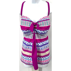 NWOT Tropical Escape Tankini Women's Size 18 - Picture 1 of 5