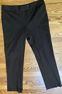 Talbots Signature dunkelbraune elegante lange Hose mit 2 Gesäßtaschen Größe 14 - Bild 1 von 15
