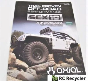 Axial SCX10 Jeep Wrangler G6 Assembly Kit Manual AX90034 - Picture 1 of 1