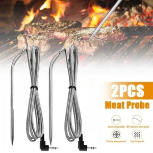 2X Sonda di Ricambio Temperatura Carne per Affumicatori PT1000 Pit Boss Pellet Grill - Foto 1 di 17