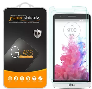 2X Supershieldz Tempered Glass Screen Protector Shield Saver for LG G3 - Picture 1 of 5