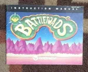 Manual ONLY Battletoads Nintendo NES Instruction Manual ONLY - Picture 1 of 2