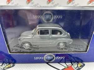 " FIAT 600D TRASFORMABILE CHIUSA 1960 GRIGIO MEDIO 602 " R318-03 BRUMM 1/43 - Foto 1 di 3