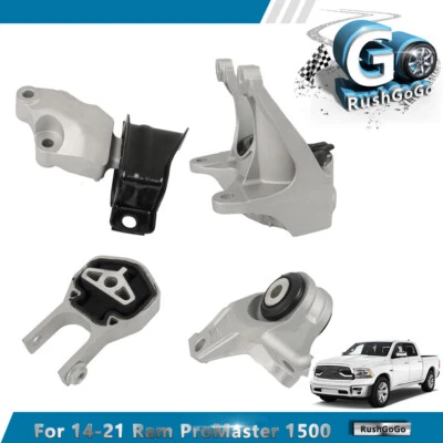 Kit de montagem de motor e trans 4 peças para 2014-2021 Ram ProMaster 1500 2500 3500 - Imagem 1 de 4