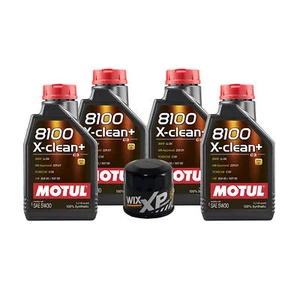 4L Motul 8100 X-CLEAN + 5W30 Wix XP Filter Motor Oil Change Kit API SN/CF - Picture 1 of 1