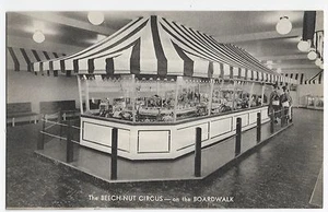 Atlantic City Beech-Nut Circus on the Boardwalk NJ New Jersey cartolina d'epoca - Foto 1 di 2