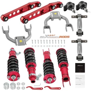 Coilovers & Control Arm Front Upper Rear Camber Kit For Acura Integra 1994-2001 - Picture 1 of 11