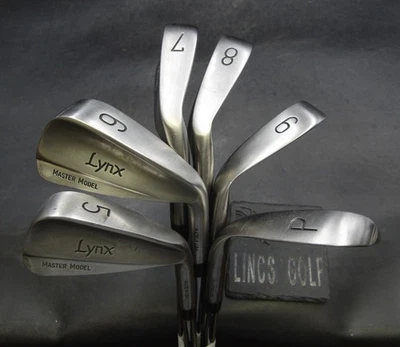 Set of 6 x Lynx Master Model Irons 5-PW Regular Steel Shafts PGM Grips - Image 1 of 4
