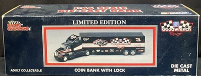 1994 Dale Earnhardt #3 Goodwrench Racing Champion 1:64 Transporter Diecast Bank - Image 1 of 4