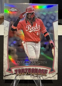 2025 Topps Chrome- #YQ-31 Elly De La Cruz Youthquake -Reds - Picture 1 of 7