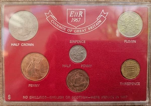 1967 COINAGE OF GREAT BRITAIN 6-COIN SET (#9945) - Picture 1 of 2