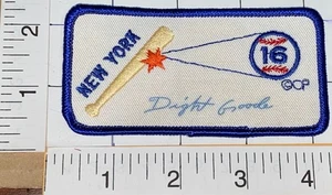 1986 VINTAGE NEW YORK METS MLB BASEBALL DWIGHT GOODEN CELEBRITY CREST PATCH - Picture 1 of 1