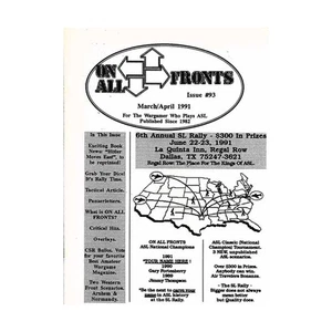 M.C.C. ASL On All Fro #93 "Two Western Front Scenarios - Arnhem & Norma Mag VG - Imagen 1 de 1