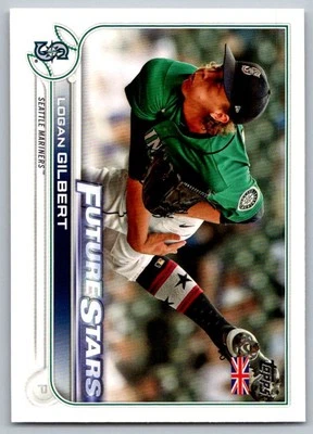 2022 Topps UK Edition Logan Gilbert Seattle Mariners #217 - Image 1 of 2