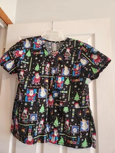 Peaches Uniform 9451 Size XL RUNS smaller 100 cotton - Picture 1 of 4