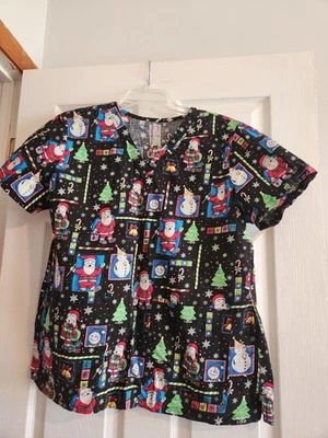 Peaches Uniform 9451 Size XL RUNS smaller 100 cotton - Image 1 of 4