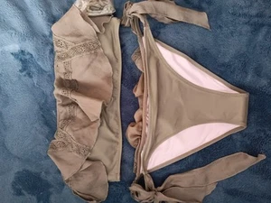 Victoria's Secret olivfarbener frecher Bikini Damengröße Medium - Bild 1 von 15