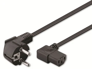 GOOBAY Kaltgerätekabel NK 102 S-150, 1,5 m, schwarz - Bild 1 von 2
