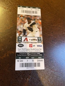 June 14, 2015 Diamondbacks at Giants Ticket — Chris Owings 2 RBI - Picture 1 of 2