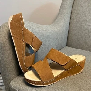 David Tate Laurel size 9 wide wedge sandal - Picture 1 of 9