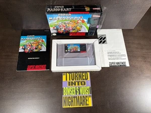 Super Mario Kart Super Nintendo SNES Spiel Factory Wrapped Komplett - Bild 1 von 12