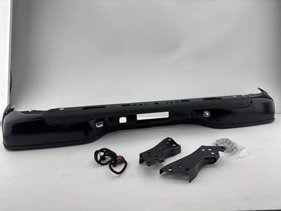 1999-2007 Chevrolet Silverado 1500 Rear Step Bumper Assembly Black - Image 1 of 4