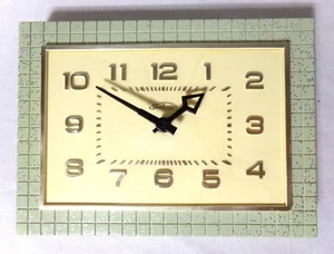 Mid Century Modern Sunbeam Faux Mosaikfliese Wanduhr - Bild 1 von 3