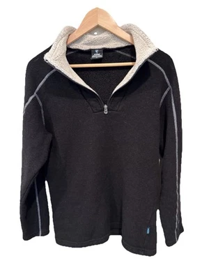 Kuhl Fleece Grey 1/4 Zip Sweater Sherpa  - Image 1 of 3