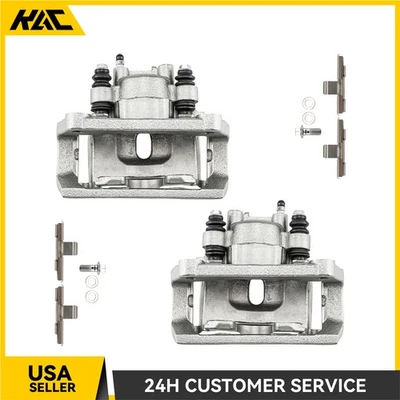 Par de pinzas de freno traseras con soporte para Dodge Ram 1500 2002-2003 5179880AC Foto 1 de 4