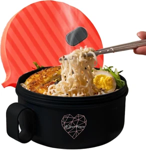 Ramen Bowl, 40 Oz Microwaveable Noodle Cooker for Ramen, Pho, Soup, and Pasta... - Picture 1 of 1