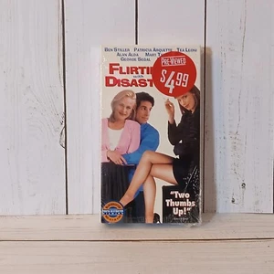 Flirting with Disaster VHS Tape 1996 Indie/Comedy Ben Stiller Blockbuster Copy - Picture 1 of 9