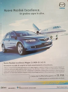 Clipping Pubblicità Advertising 2007 MAZDA 6 Assolutamente Straordinaria - Picture 1 of 1