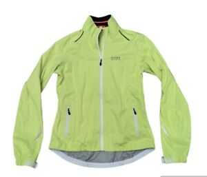 Gore Bike Wear Neon Yellow Womens Element Lady Gore-Tex Zip Active Jacket Small