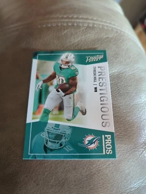 2022 Panini Prestige - Prestigious Pros #PP-7 Tyreek Hill Dolphins - Image 1 of 2