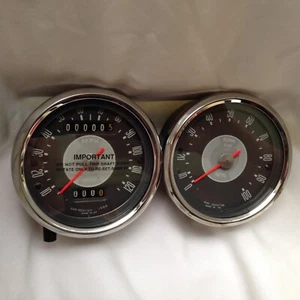 BSA 120 MPH Smiths Speedometer & Tachometer 1965-1966 A65 & 1965-1969 A50 & B44 - Picture 1 of 4