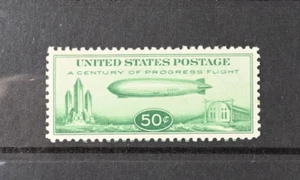 USA Zeppelin Scott # C18 VF-XF OG NH MNH Air Mail US Stamp Cat $75 - Picture 1 of 2