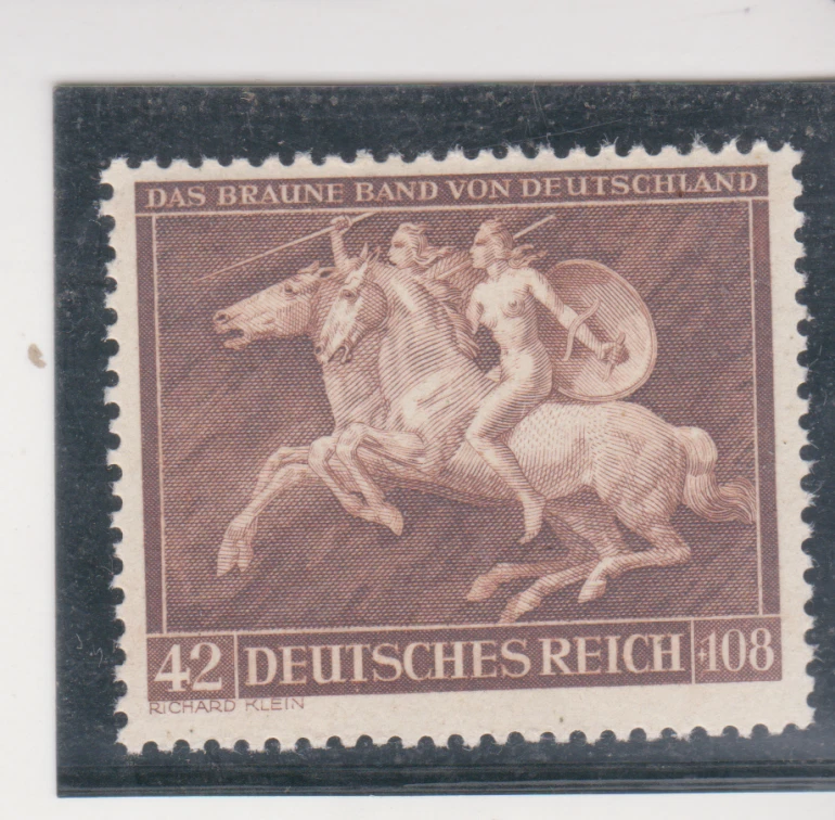 Germany Scott #B192 - 1941 MNH Mi 780“Brown Ribbon” at Munich. Amazons - Imagem 1 de 1