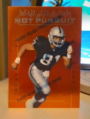 1997 Playoff Hot Pursuit 1:180! Tim Brown #75 NOTRE DAME IRISH OAKLAND RAIDERS - Image 1 of 2