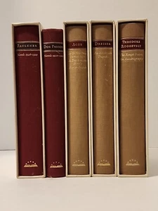 Library of America 5 Book Lot FAULKNER Agee ROOSEVELT Drieser DOS PASSOS Classic - Picture 1 of 15