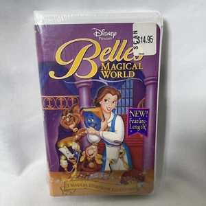 Belle's Magical World (VHS, 1998) Die Schöne und das Biest Neu Walt Disney Muschelschale - Bild 1 von 3